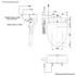 Toto C2 Elongated Washlet Bidet Toilet Seat TCF23410AAAX1WX image NaN