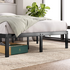 Zinus 35cm Elias Queen Modern Black Metal Bed Frame AU-FBMMP1ZC-14Q image NaN