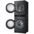 LG WashTower 12kg/10kg Compact All-In-One Stacked Washer Dryer Black WWT-1210BX image NaN