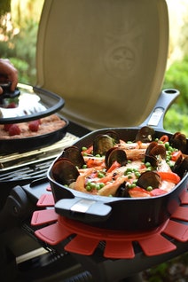 Weber 17710 Q Ware Casserole and Frying Pan Large Pack hero image