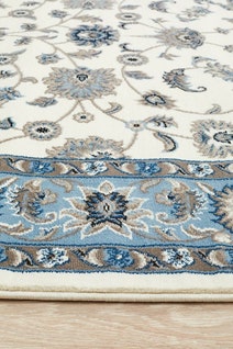 Rug Culture Sydney Large White Blue Rug 290X200CM - SYD-1-WBLU-290X200 hero image