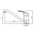 Oliveri London Single Lever Mixer Black LON580MB image NaN