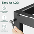 Zinus 35cm Elias King Single Modern Black Metal Bed Frame AU-FBMMP1ZC-14B image NaN