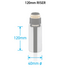 Billi XI Font with 120mm Riser Urban Brass 992803UB image NaN