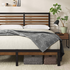 Zinus Kai Queen Metal and Bamboo Bed Frame Black AU-FBOBH2ZC-35Q image NaN