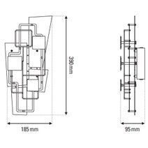DCW Editions Map 2 Wall Light MAP2 hero image