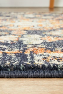 Rug Culture Legacy Extra Large Multi-coloured Rug 500X80CM - LEG-854-NAVY-500X80 hero image