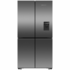Fisher & Paykel Series 7 538L Quad Door Refrigerator with Ice and Water Black Stainless Steel RF605QNUVB1 image NaN