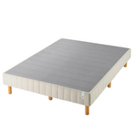 Zinus Justina Queen Upholstered 35cm Ensemble Bed Base Beige AU-FRBX-7BG-Q hero image
