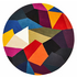 Rug Culture Matrix Small Multi-coloured Rug 150X150CM - MTX-906-CRA-150X150 image NaN