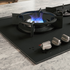 ASKO 90cm Natural Gas 5 Burner Cooktop with Fusion Volcano Burner Matte Black Ceramic Glass HG8954MGD1 image NaN