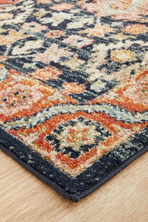 Rug Culture Legacy Extra Large Multi-coloured Rug 500X80CM - LEG-860-NAVY-500X80 hero image
