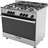 Glem 90cm Dual Fuel Freestanding Oven Stainless Steel GB965GE image NaN