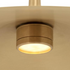 CTO Lighting Tinto Medium Pendant with Bronze Drop Rod - Satin Brass TINPEMSBBZ image NaN