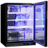 Schmick Glass Door Under Bench Bar Fridge Black SK156R-B image NaN