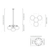 CTO Lighting Cloudesley Small Chandelier Light - Bronze with Opal Glass CLOCHSBZGO image NaN