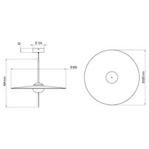 DCW Editions Mono Pendant Light L600 MONOLEDPL600 hero image