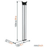 Vogel's NEXT7840 Cable Column Cable Management System image NaN