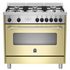 La Germania AMS96C61LBCR 90cm Americana Series Freestanding Dual Fuel Oven/Stove image NaN