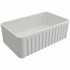 Turner Hastings Novi 75 x 46 Fine Fireclay Single Bowl Butler Sink Matte White NO753FS-MW image NaN