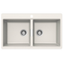 Abey Schock Horizont Double Bowl Sink Polaris N200W image NaN