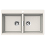 Abey Schock Horizont Double Bowl Sink Polaris N200W hero image