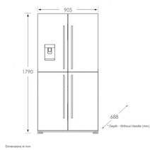 Fisher & Paykel 605L Quad Door Fridge RF605QDVX1 hero image