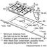 Bosch 60cm Series 6 Stainless Steel Gas Cooktop PCI6A5B90A image NaN