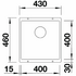 Blanco SUBLINE 400-U Single Bowl Undermount Sink SUBLINE400UBK5 image NaN