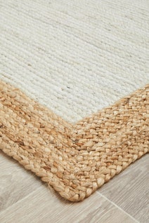 Rug Culture Nosa Medium White & Natural Rug 220X150CM - NSA-333-WTNT-220X150 hero image