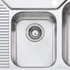 Oliveri NP612 Nu-Petite 1 and 3/4 Bowl Left Hand Drainer Topmount Sink image NaN