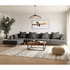 Kalona KYOTO Left Facing Extended Chaise Sofa Pewter WS-205-LCS-VILA-27 image NaN