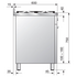 ILVE 90cm Quadra Series Freestanding Dual Fuel Oven/Stove - Custom Made Only PDW906MPSS image NaN