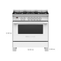 Fisher & Paykel 90cm Series 7 Classic Freestanding Dual Fuel Oven White OR90SCG4W1 image NaN