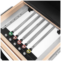 Lifespan Fitness Contour 2 Folding Wood Pilates Reformer Set Black LFRF-CONTFLD2 hero image