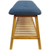 L.T. Williams Bamboo Shoe Bench Large Blue 9900-LT image NaN