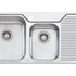 Oliveri NP611 Nu-Petite 1 and 3/4 Bowl Right Hand Drainer Topmount Sink image NaN