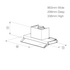 Artusi 90cm Concealed Rangehood - Matte Black WUM90B image NaN