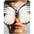 Dina Broadhurst Broken Wings White - Large 118 x 150 - Black Frame BRKN-WNGS-WHITE-BF-L image NaN