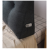 SOGA Dark Grey Bed Cushion PILLOWFAB180GREY image NaN