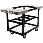 Primo Ceramic Grills XXL Cart with Basket and Shelves Suits XXL Series Primo Grill Black PG00372 hero image