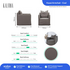 Kalona KAUAI Armchair Coal WS-203-04-COAL-01 image NaN