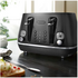 Delonghi Distinta Moments Four Slice Toaster Sunset Black CTIN4003BK image NaN