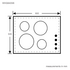 Westinghouse WHG640SB 60cm Natural Gas Cooktop image NaN