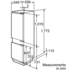 Bosch 287L Serie 8 Integrated Bottom Mount Fridge KIN34P60AU image NaN