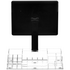 Homedics Radiance LED Beauty Mirror with Organiser- Black MIR-LB3000-BK-AU image NaN