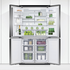 Fisher & Paykel Series 7 538L Quad Door Refrigerator with Ice and Water Black Stainless Steel RF605QNUVB1 image NaN
