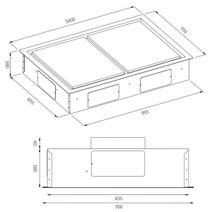 Schweigen 100cm Stainless Steel Ceiling Cassette Rangehood with ISO-Drive SP Motor SCC1000-SPPAK hero image