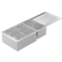 Abey Lugano 1 and 3/4 Bowl Sink with Drainer ST460DU image NaN