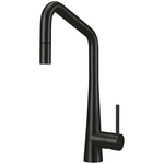 Oliveri Essente 316 Stainless Steel Square Goose Neck Pull Out Mixer - Gunmetal SS31675-GM hero image
